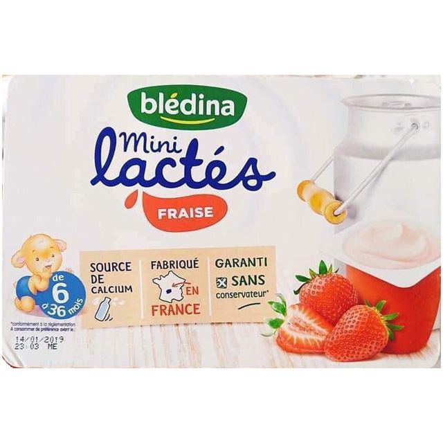 Lẻ 1 hộp sữa chua nguội Bledina Pháp vị dâu cho bé ăn dặm. Date 4/2021 - Sweet Baby House