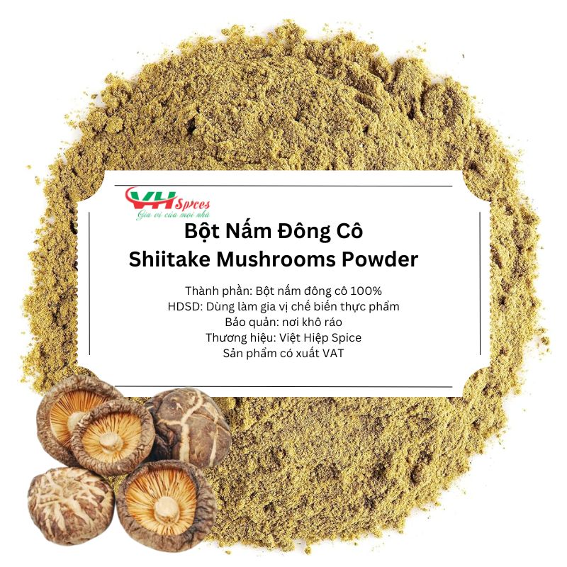 Bột nấm đông cô - bột nấm hương việt hiệp