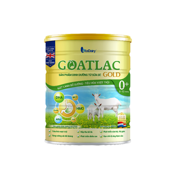 Sữa dê goatlac gold 0+ 400g 0-12 tháng