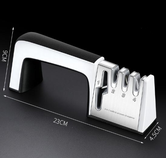 Dụng cụ mài dao 4 loại có tay cầm 23cm - 8533