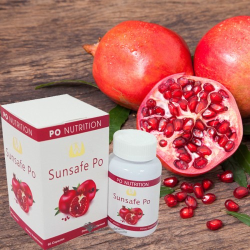 [HCM]Viên Uống Chống Nắng Nội Sinh Từ Hạt Lựu Sunsafe Po