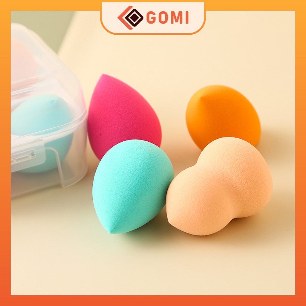 Mút trang điểm tán kem nền, bông mút đánh phấn mềm mại