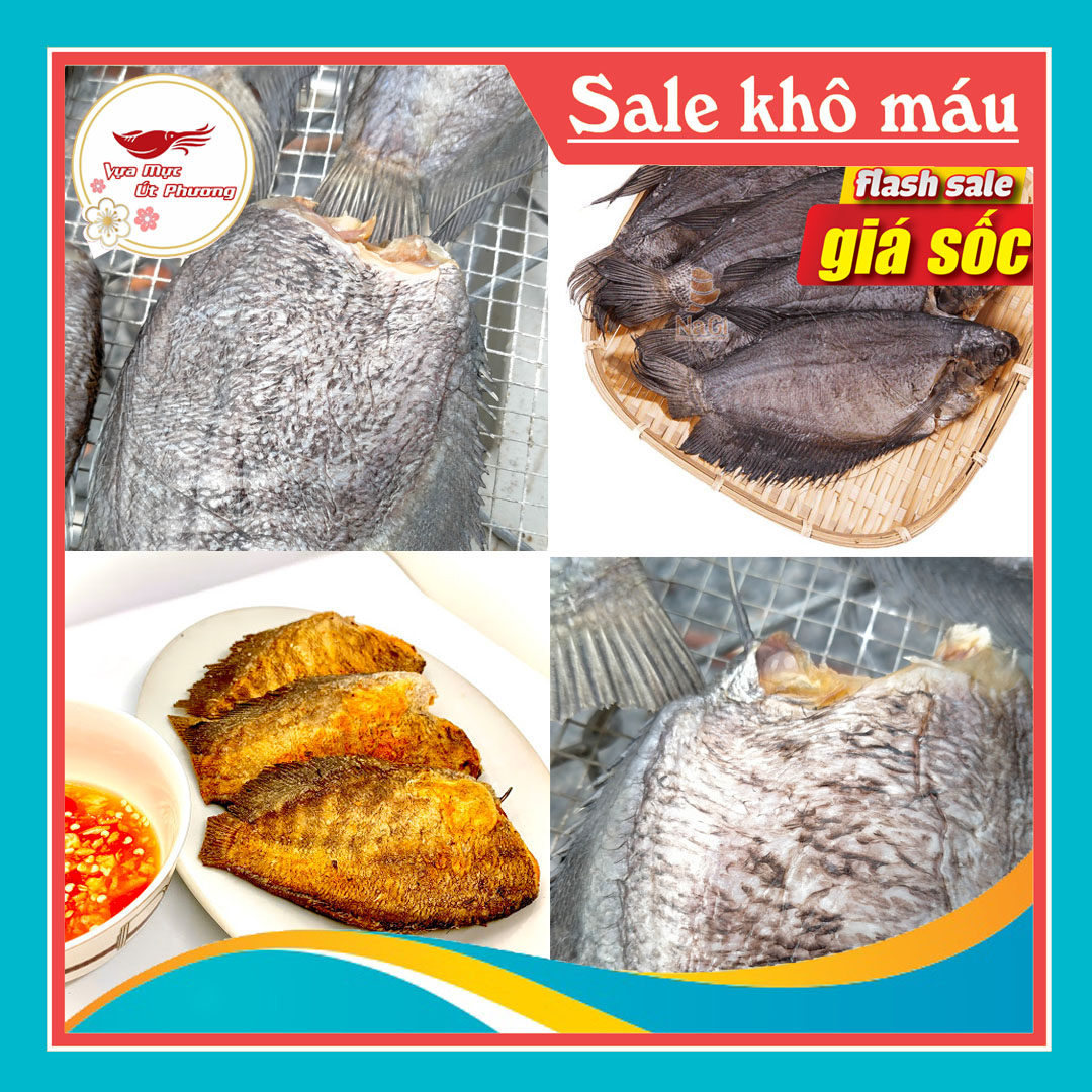 KHÔ CÁ SẶC BỔI Vựa Mực Út Phương khô cá sặc rằn được phơi từ 3 đến 4 nắng khô cá lạt vừa ăn làm từ cá sặc tươi 100% đảm bảo thịt cá thơm ngon khi chế biến