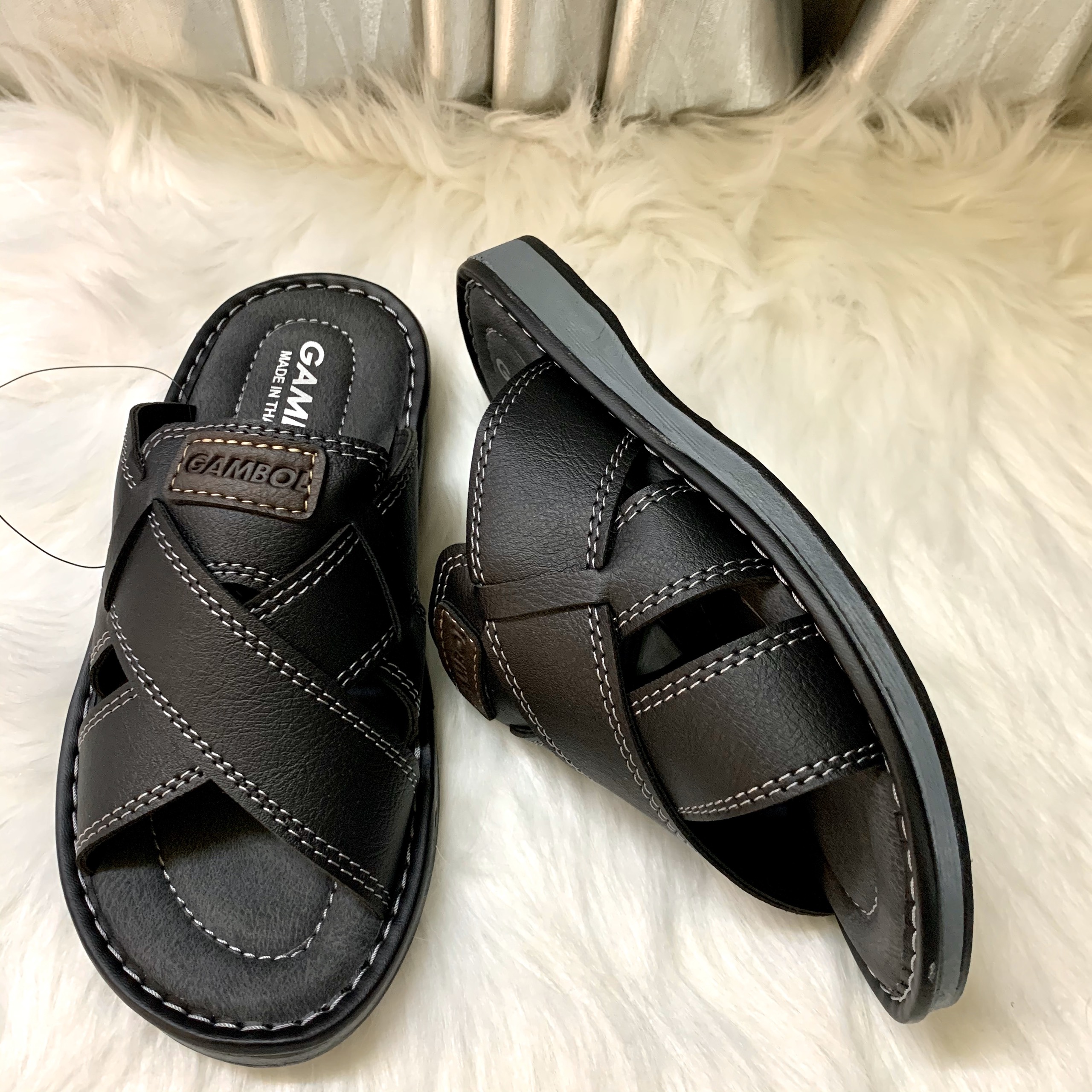 DÉP DA THÁI LAN ĐẾ PU DÀNH CHO TRUNG NIÊN HIỆU GAMBOL GM52031