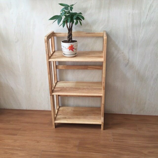 [HCM]Kệ sách gỗ 50cm - 3 tầng