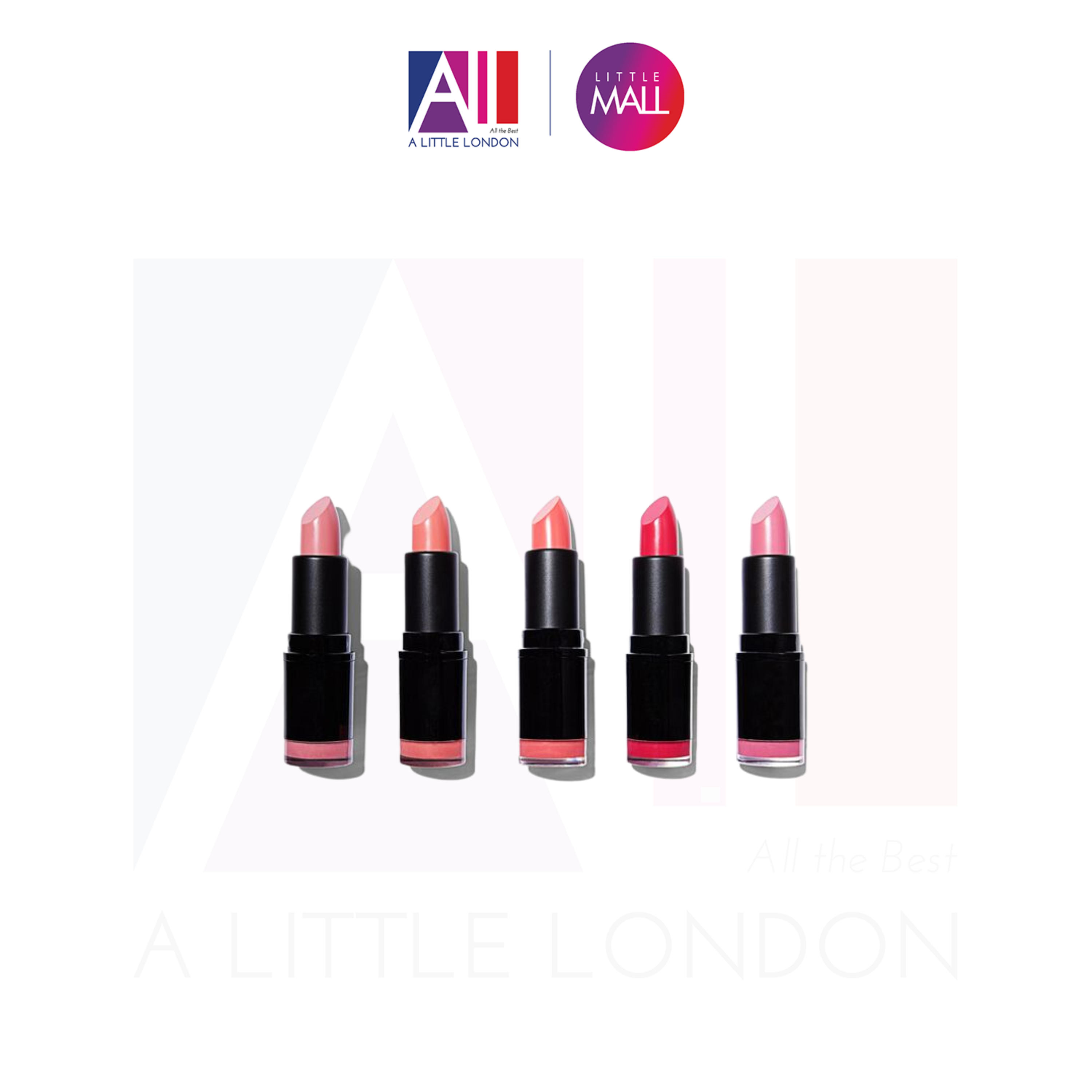 Set son 5 màu Revolution Pro Lipstick Collection - Pinks ( Bill Anh )
