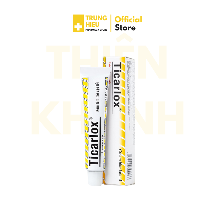 10g - kem mờ sẹo, mờ thâm - ticarlox - sản phẩm chính hãng