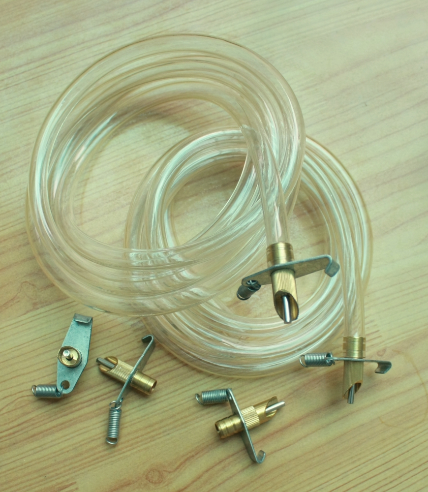 2 van uống nước tự động bằng đồng thau cho vật nuôi + tặng kèm 2,5m ống nước trong ti ô 8mm