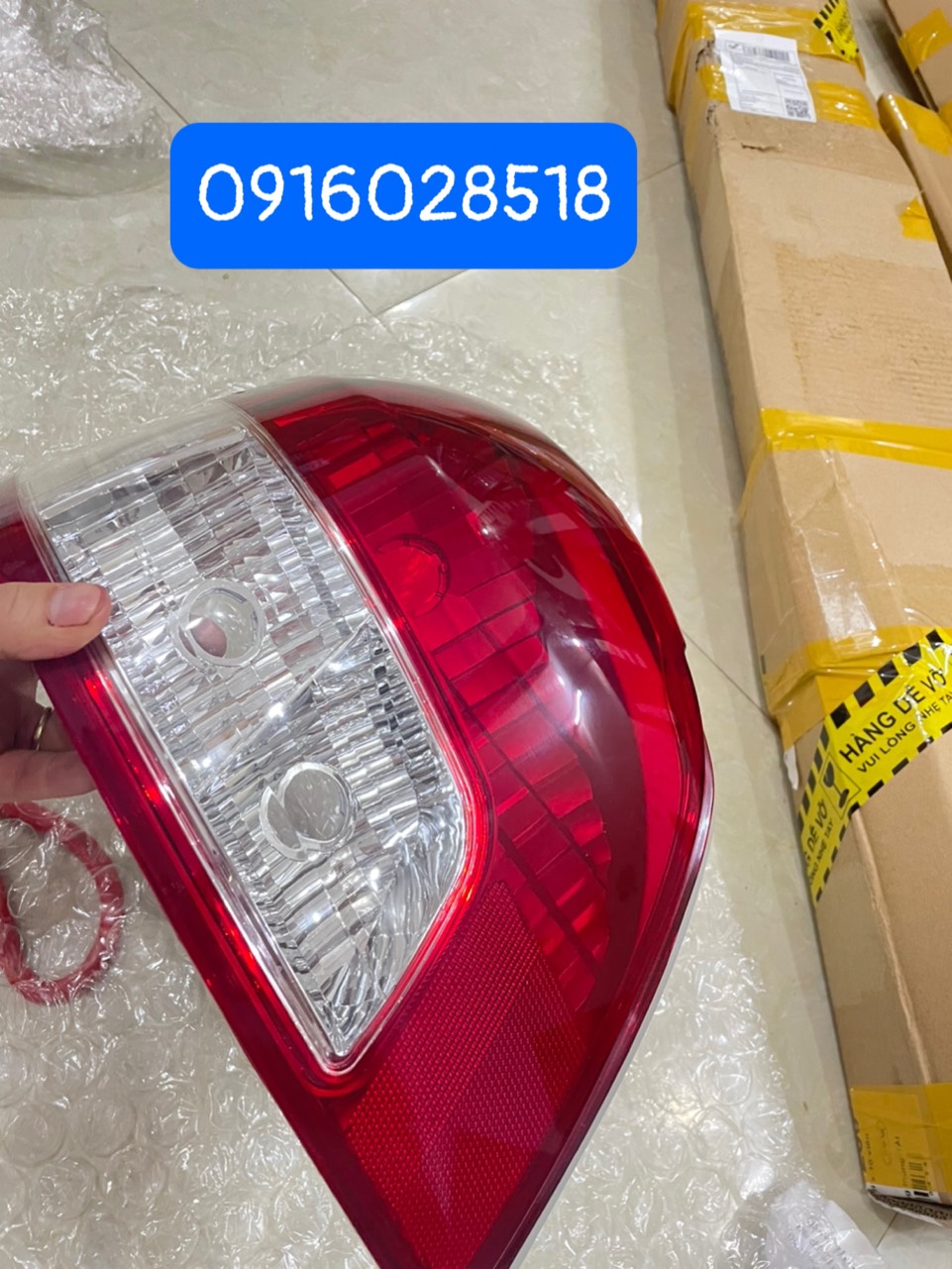 Bộ đèn Hậu, đèn sau Toyota Vios 2008 2009 hàng hãng qxp, đồ thay thế loại dày, đẹp, op den xe