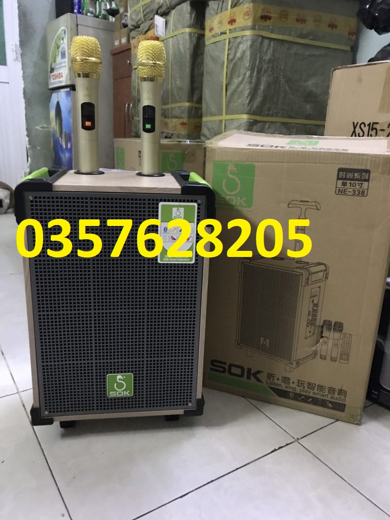 Loa sok 318, sok 328, sok 338 mẫu mới tặng kèm 2 micro không dây