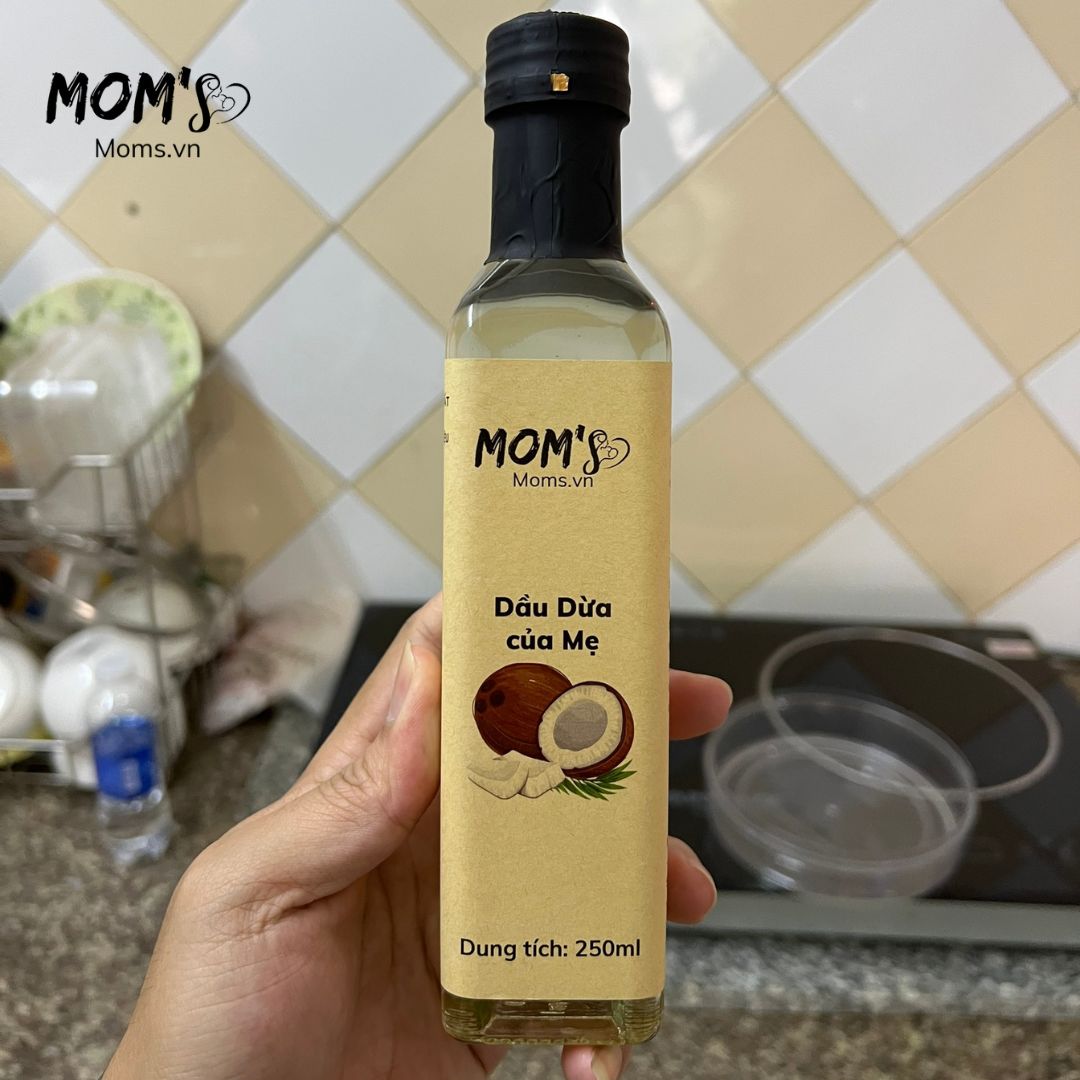 Dầu dừa của Mẹ 250ml Nguyên chất thủ công dầu dừa Bến Tre