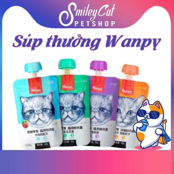 Súp Thưởng Wanpy nắp vặn 90G - Súp thưởng cho mèo