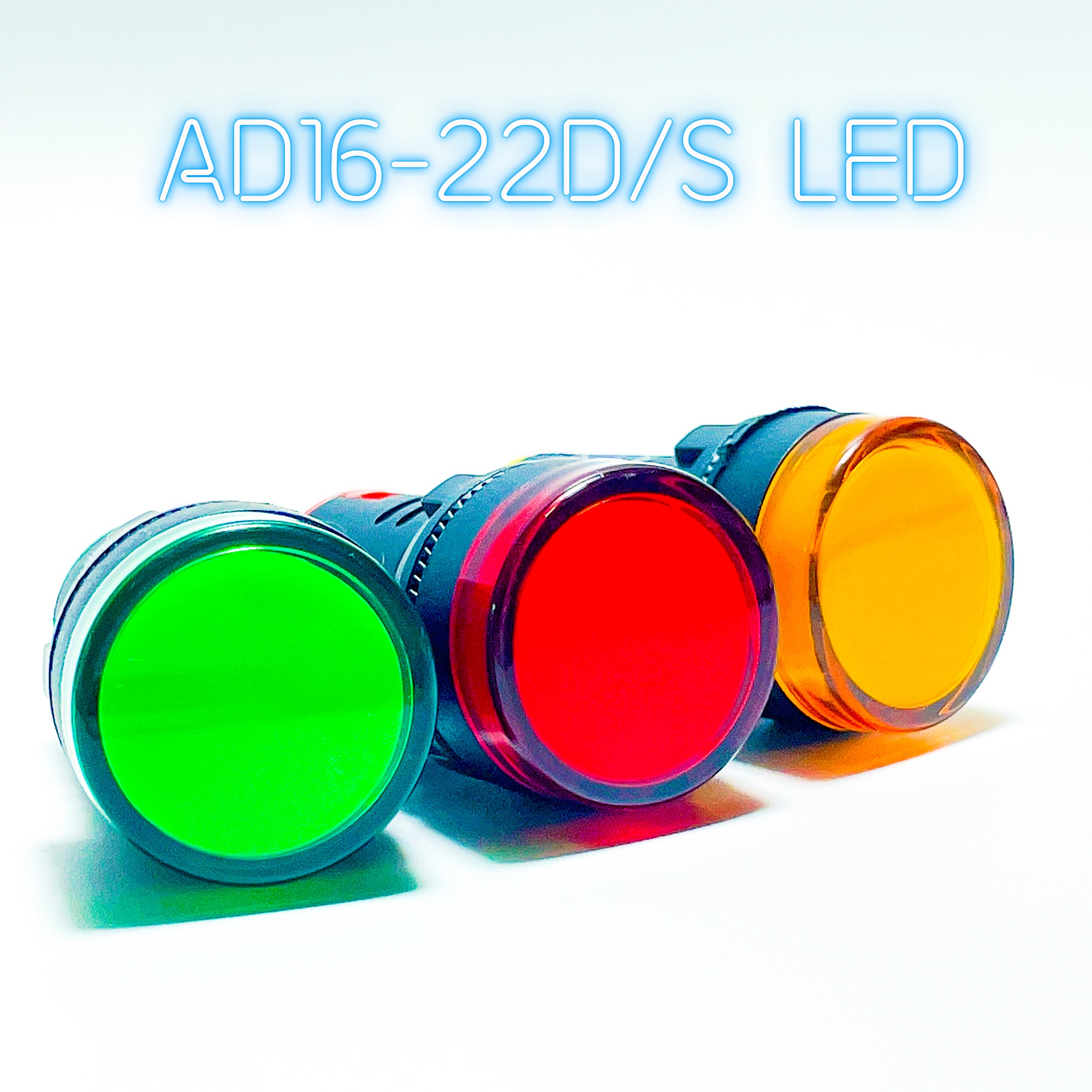 Đèn báo pha phi 22 ad16-22d/s led 3 màu