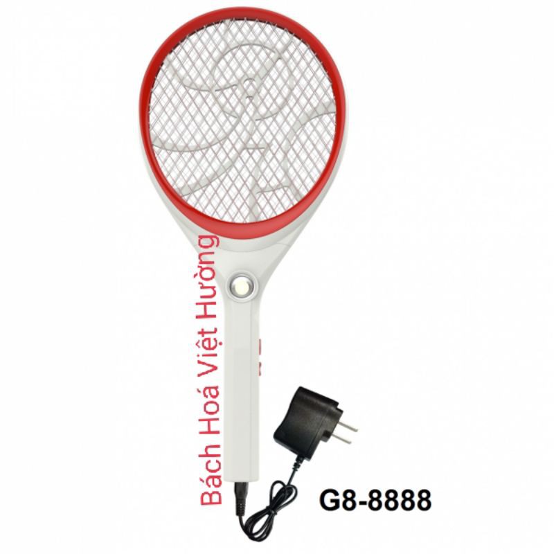 Vợt muỗi sạc rời cao cấp G8-8888, siêu bền, Pin lithium dung lượng cao, Lưới chống gỉ