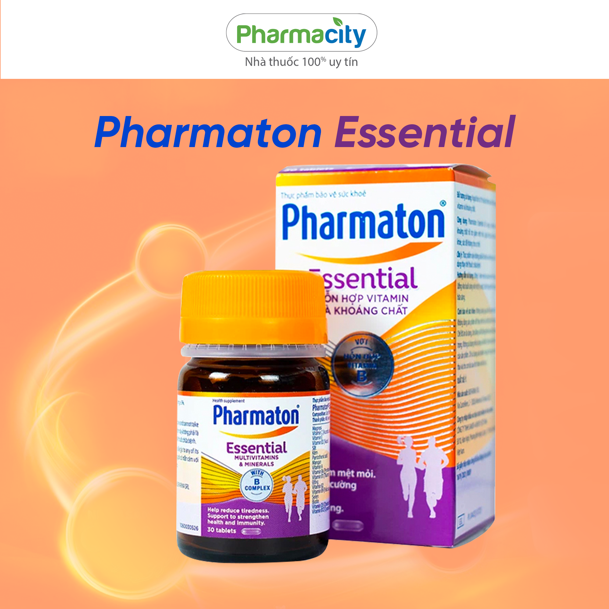 Viên uống bổ sung vitamin tổng hợp và khoáng chất Pharmaton Essential