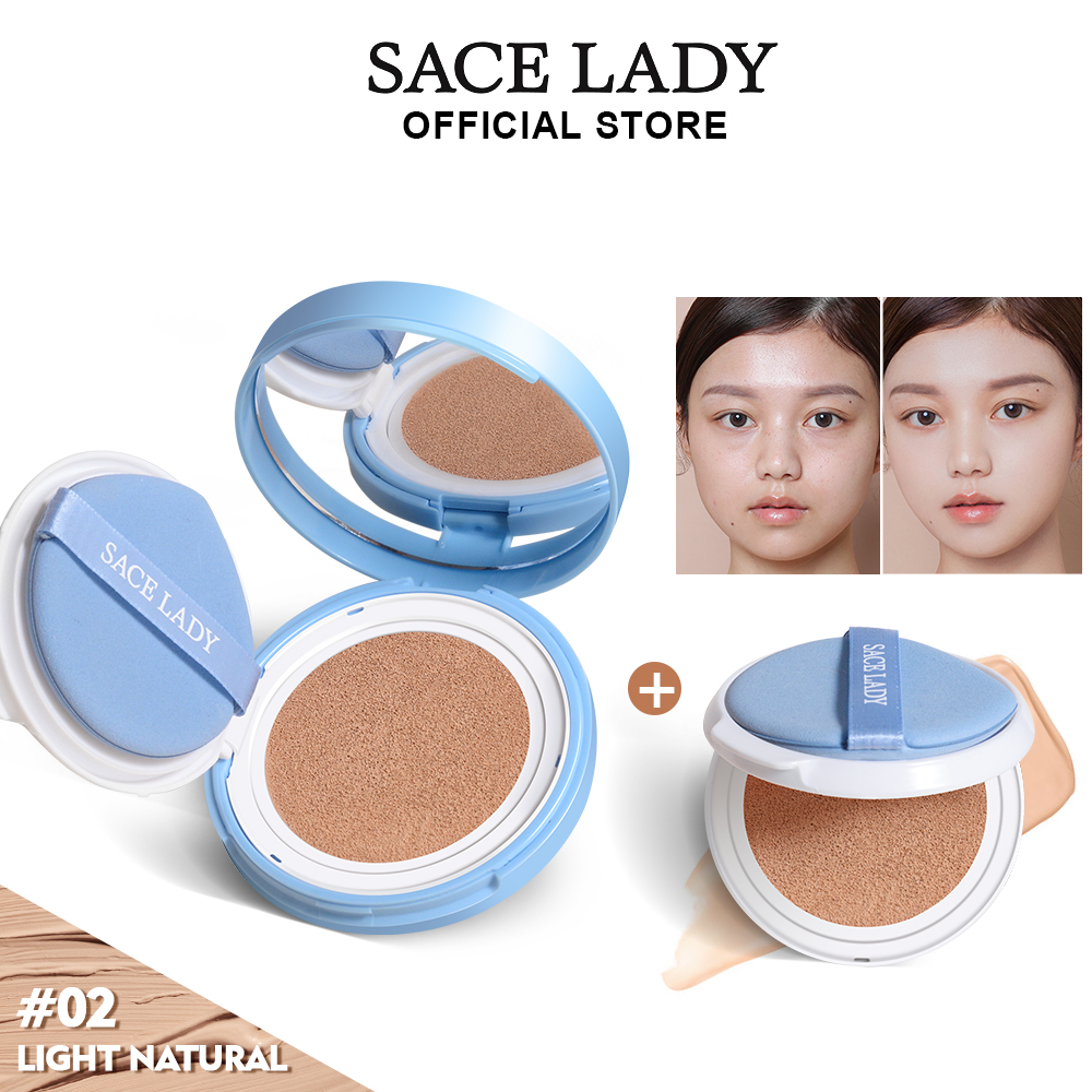 Discount on Sace Lady  shoes - SKU: Sace Lady Air Cushion Bb Cream 2pcs Set Natural Long-Lasting Waterproof Brighten 3 Colors  With Refi