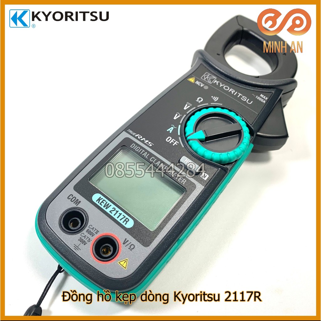 Ampe Kìm Ac Kyoritsu 2117R (60.00/600.0/1000A) - Đồng Hồ Kẹp Dòng, Ampe Kìm Nhật Bản