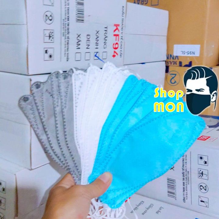 [SỈ THÙNG] Khẩu trang KF94 (PT) Hàng chính hãng Cty Phương Tuyến 1 thùng 15 túi/ 150cái _ Hàng dày dặn 4 lớp đeo ôm mặt dễ thở - thời trang