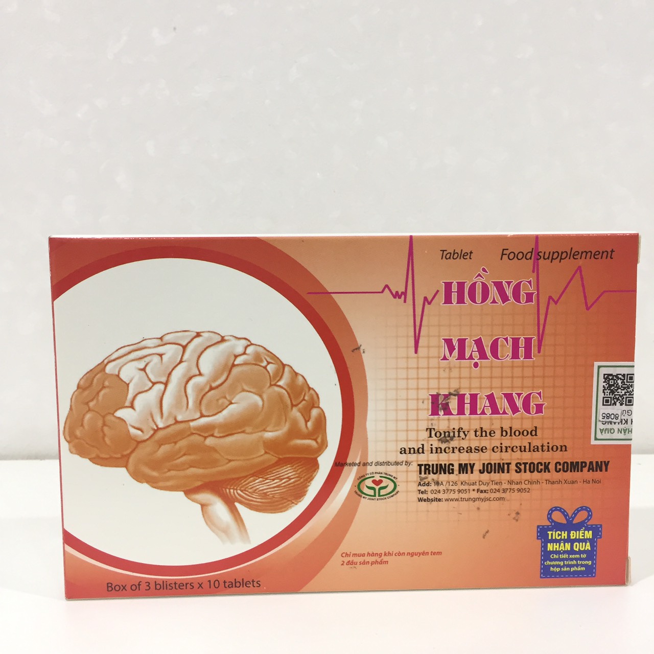 Hồng Mạch Khang giúp bổ máu và tăng tuần hoàn