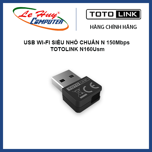 Usb wi-fi siêu nhỏ chuẩn n 150mbps totolink n160usm