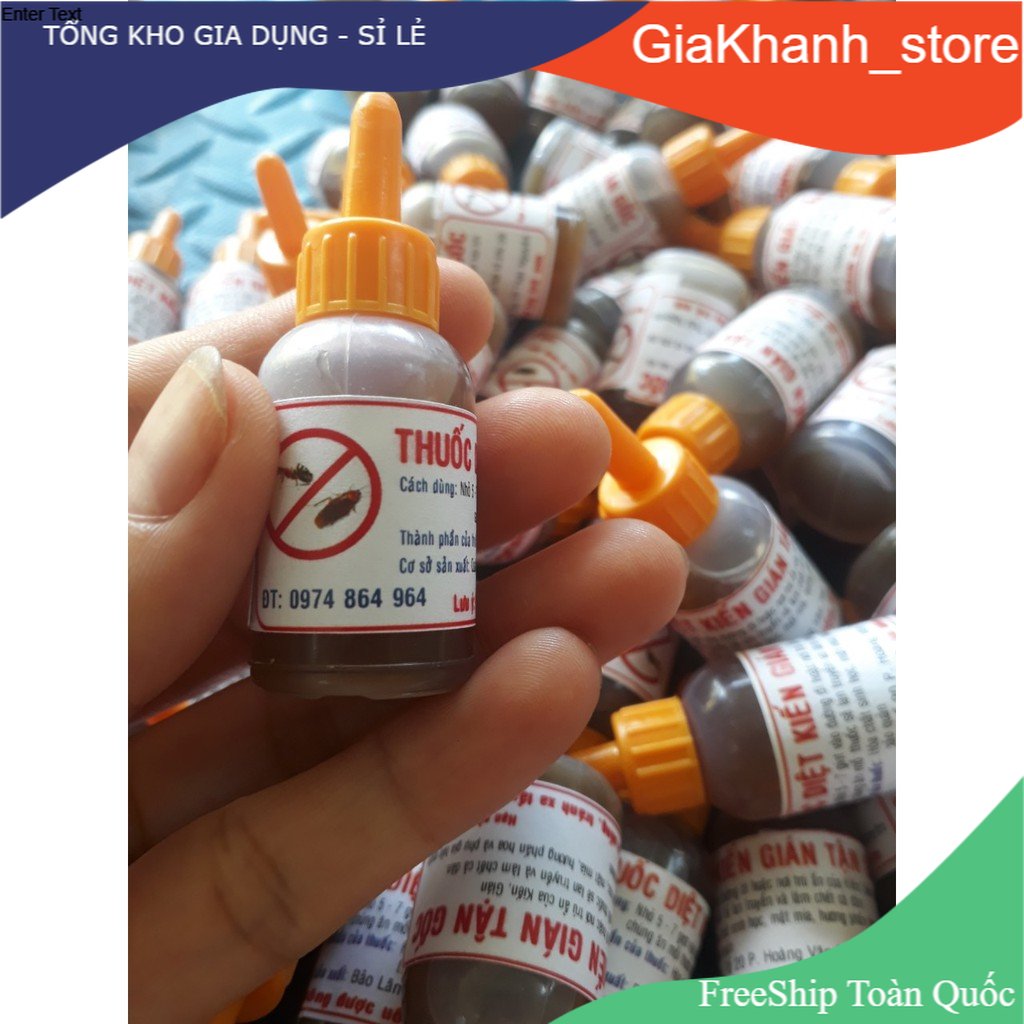 Thuốc diệt kiến gián tận gốc sinh học