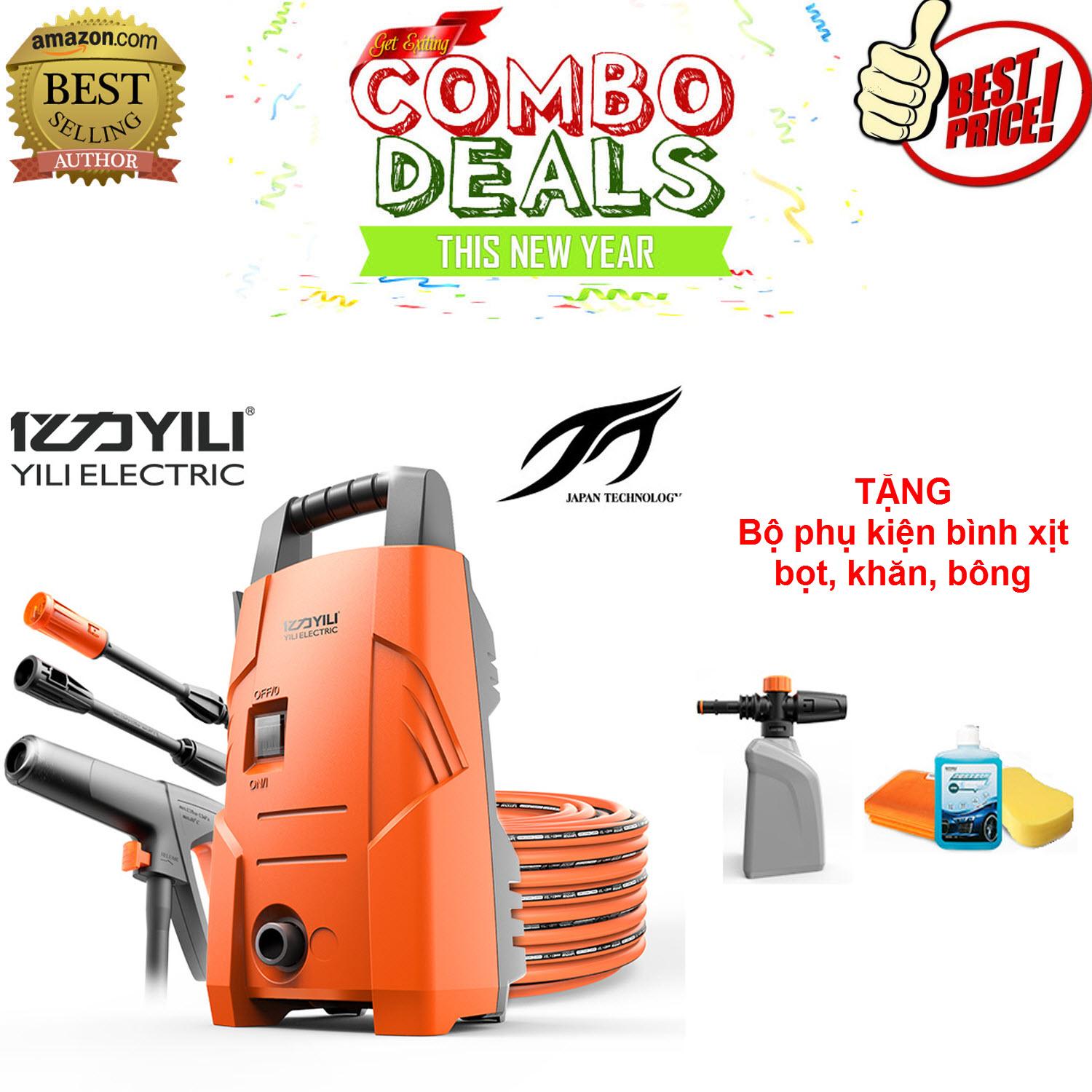 Máy bơm xịt, rửa xe áp lực cao jili ylq3721c-90a