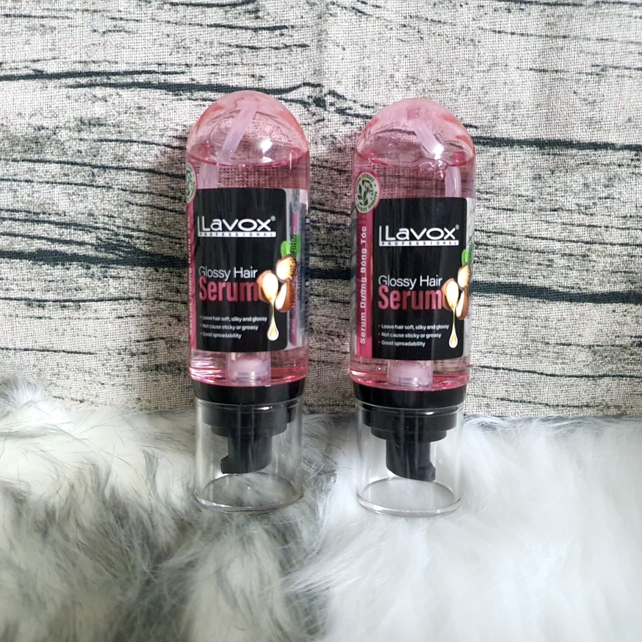 Serum dưỡng bóng tóc Lavox - 90ml - bảo vệ & phục hồi sợi tóc, tăng ánh sắc khỏe mạnh cho tóc