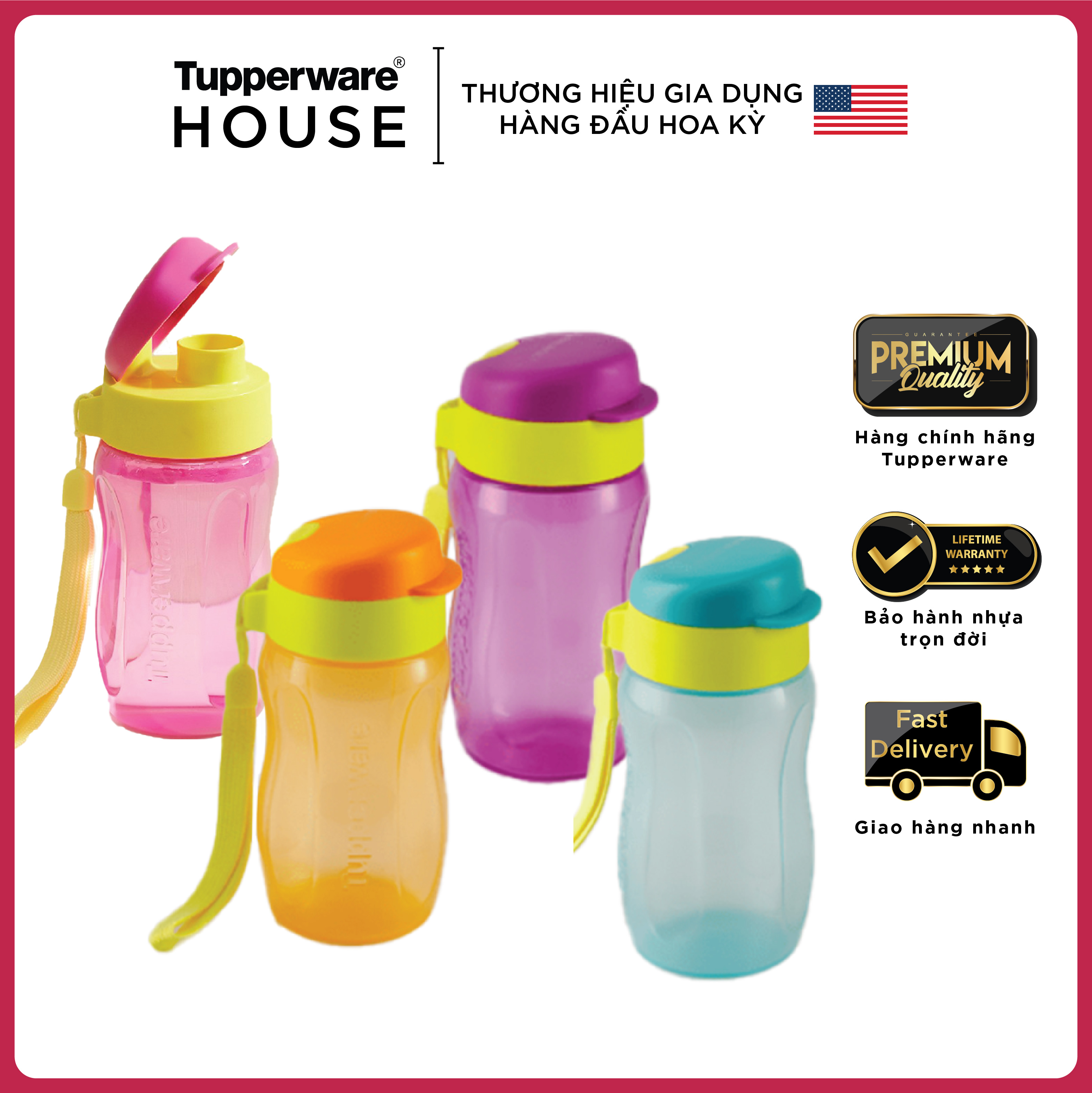 Bình nước Tupperware Eco Gen II 310ml