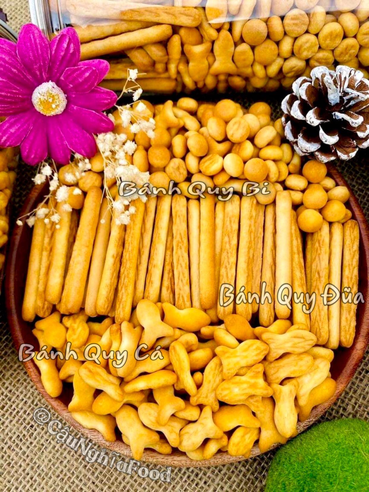 1kg bánh quy mặn mix 4 vị bánh quy cá, đũa, hạt bi, đồng tiền 100gr 280gr 500gr