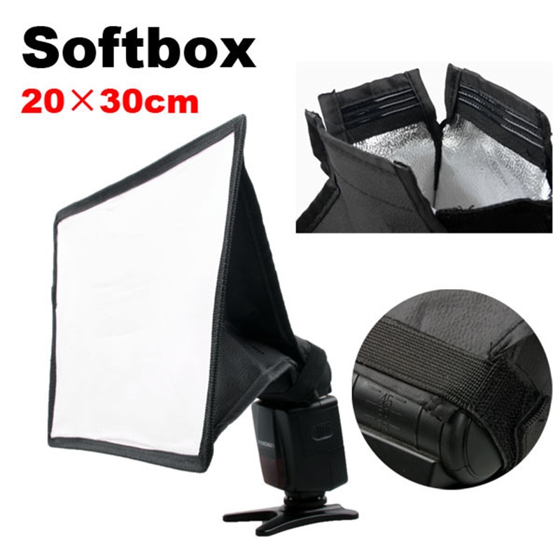 30x20cm Flash Softbox Diffuser For Yongnuo YN-560 YN-468 YN-467 YN465 YN