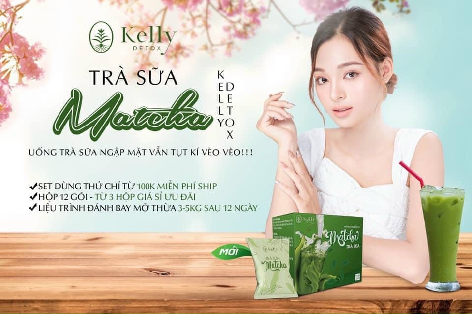 TRÀ SỮA GIẢM CÂN MATCHA KELLY DETOX