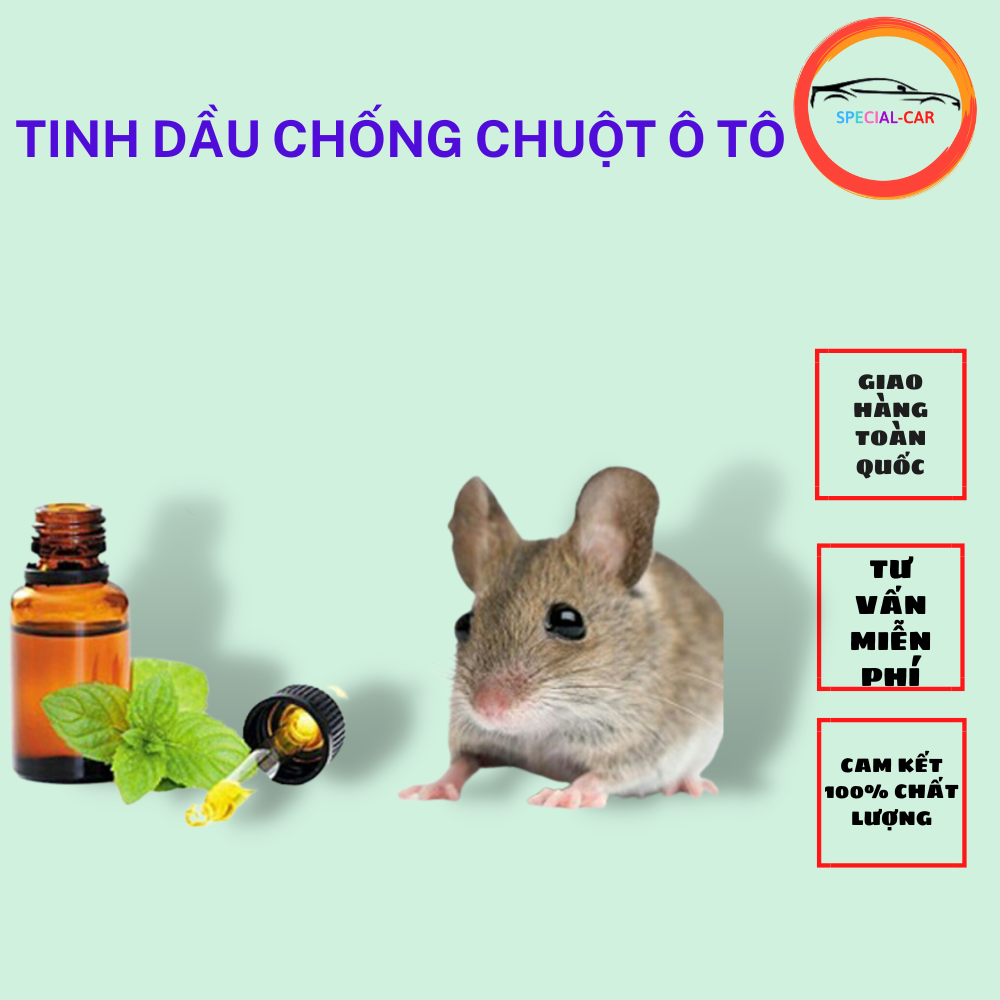 Tinh dầu chống chuột TÂM AN treo khoang ô tô đuổi chuột