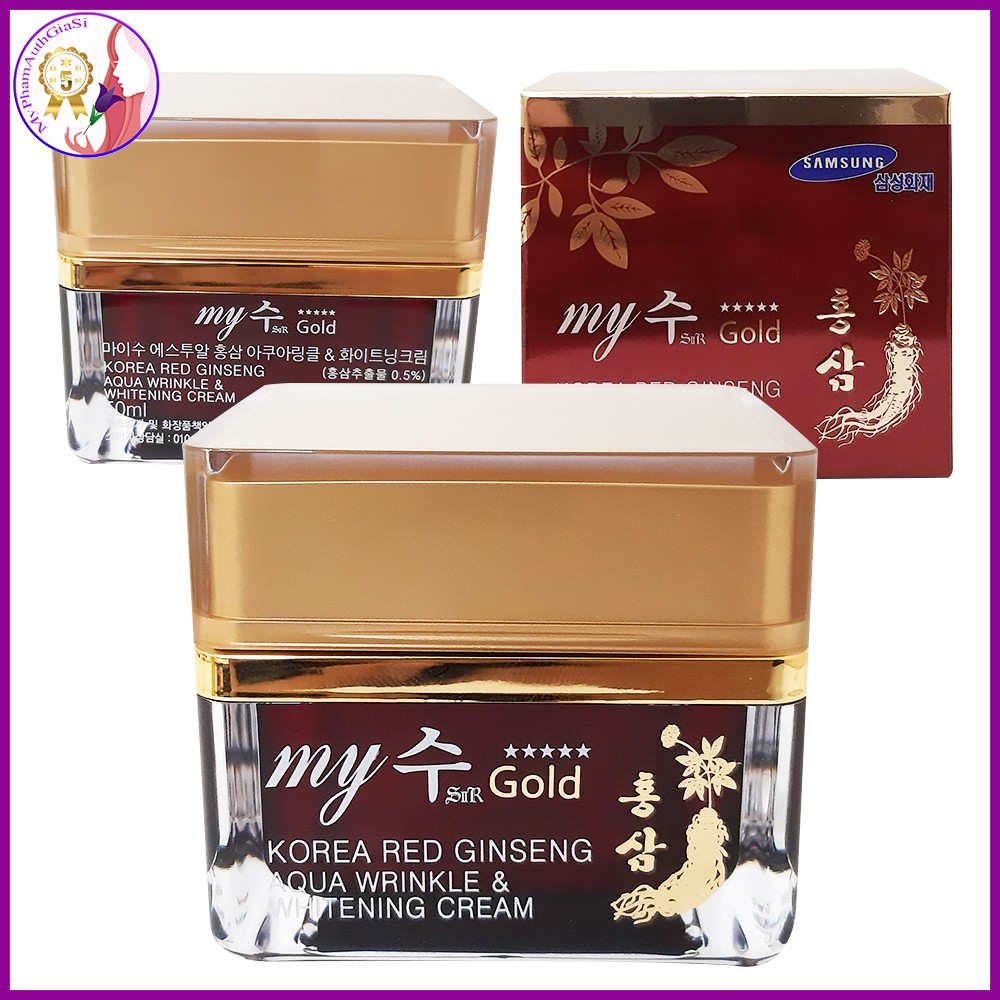 Kem dưỡng da hồng sâm ngày đêm my gold hàn quốc