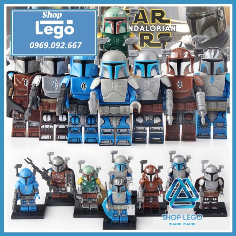 [FREESHIP MAX] Đồ chơi Xếp hình Star Wars Mandalorian Jango Boba Mando Fenn Rau Lego Minifigures KT1041 [Shop Đồ Chơi Zhang Zhang]