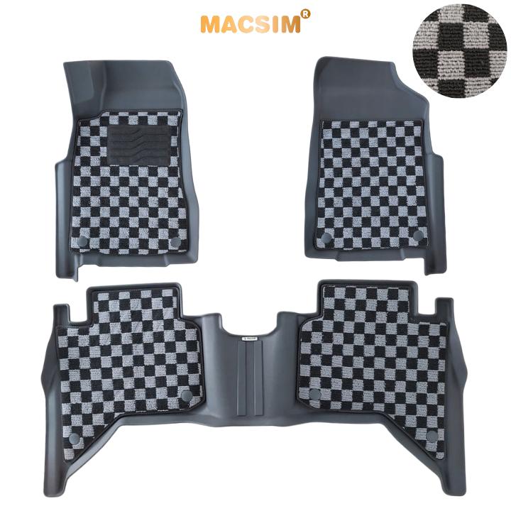 2-Layer Tpe Floor Mats for Macsim Isuzu D-Max 2015-2020 Standard Form, Durable, Odorless (2-Layer Checkered Weave Sd3 Ct) Giá 3,600,000 Đồng*Miễn phí vận chuyển