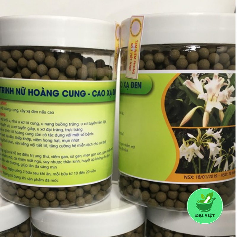 Trinh nữ hoàng cung - cao xạ đen 1 hộp [500gram] - DV934