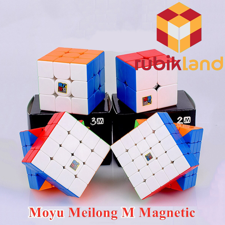 [Bộ Sưu Tập] Rubik MoYu MeiLong 2M 3M 4M 5M Pyraminx M Rubic 2x2 3x3 4x4 5x5 Tam Giác Có Nam Châm Stickerless Đồ Chơi Trí Tuệ