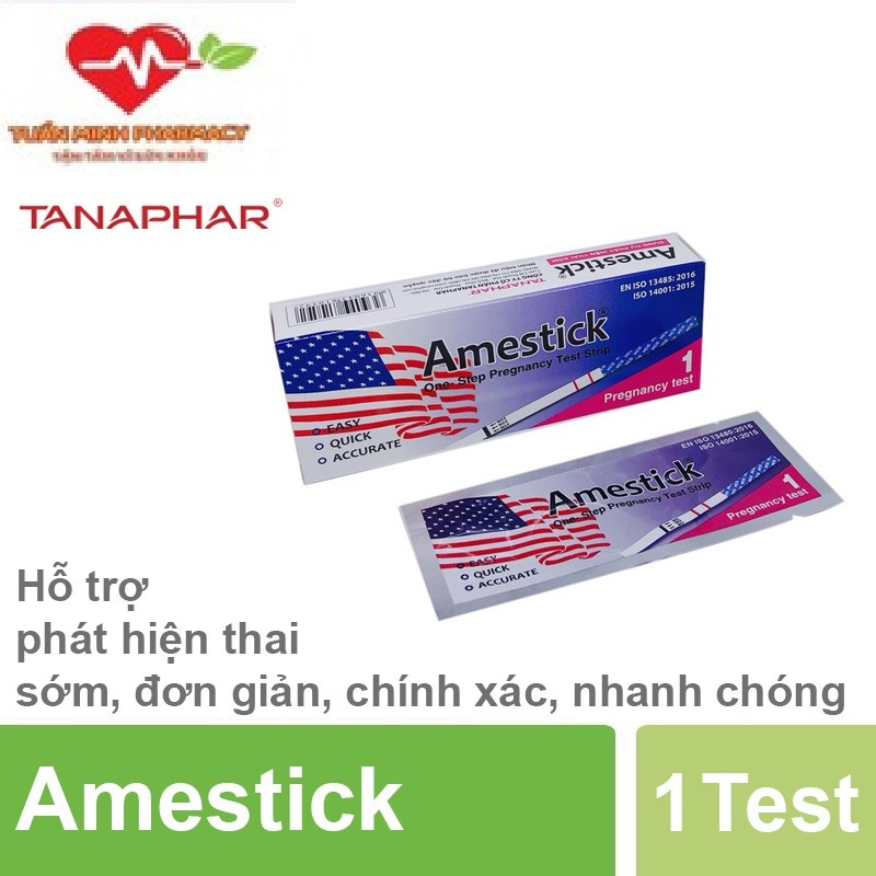 Que thử thai Amestick - Test thử thai nhanh và chính xác