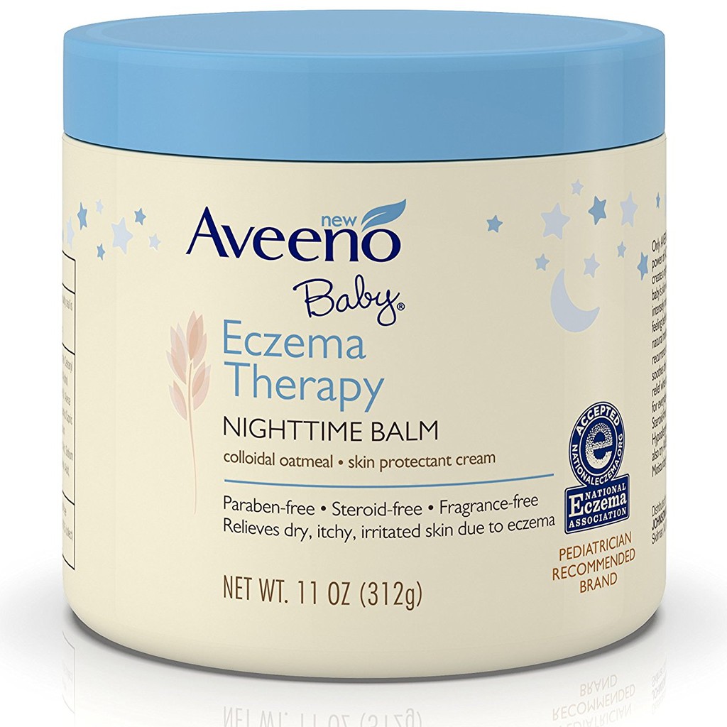 Kem Dưỡng Ẩm Da Ban Đêm Trẻ Em Aveeno Baby Eczema Therapy Nighttime Balm