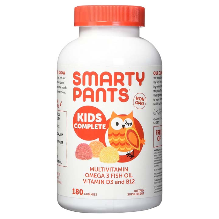 Kẹo dẻo bổ sung đa vitamin cho trẻ em Smarty Pants hộp 180 viên