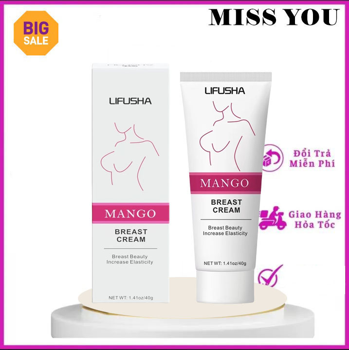 Kem tăng ngực Natural Breast Cream Enlargement Nở Ngực Tăng Vòng 1 Săn Chắc Cream Bust Enhance Massage Body Treatments Cream