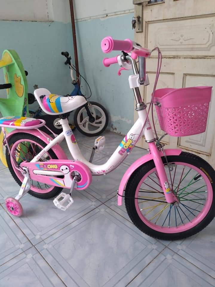 [Rẻ vô địch] Xe đạp trẻ em cỡ 18 inh - cho bé 6-9 tuổi