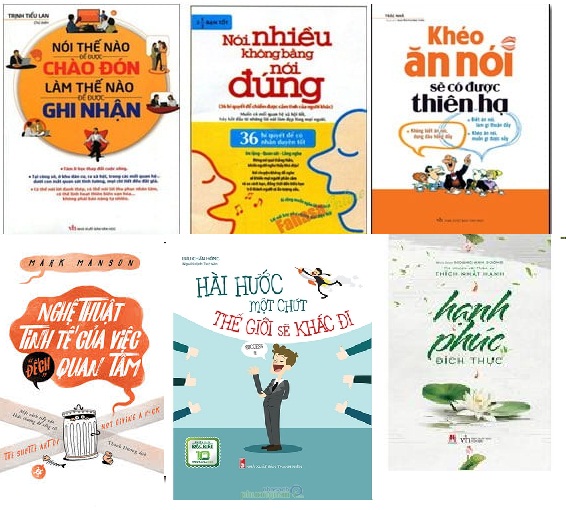 Nguyetlinhbook - Combo 6 cuốn sách giao tiếp xã hội hay nhất.