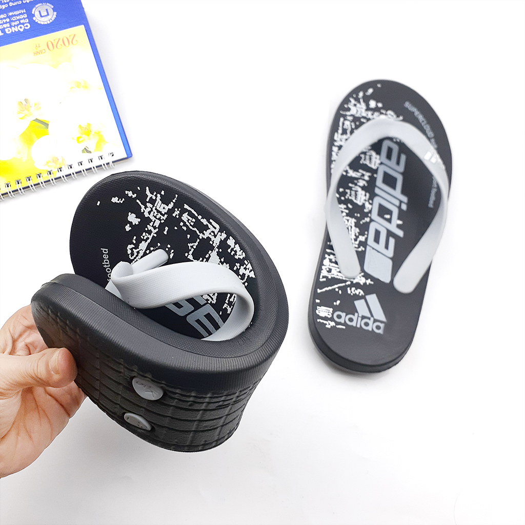 [HCM]Dép Kẹp - Xỏ ngón Cá Sấu Nam (Xanh Dương)