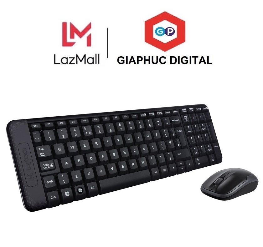 Bộ bàn phím chuột không dây logitech mk220