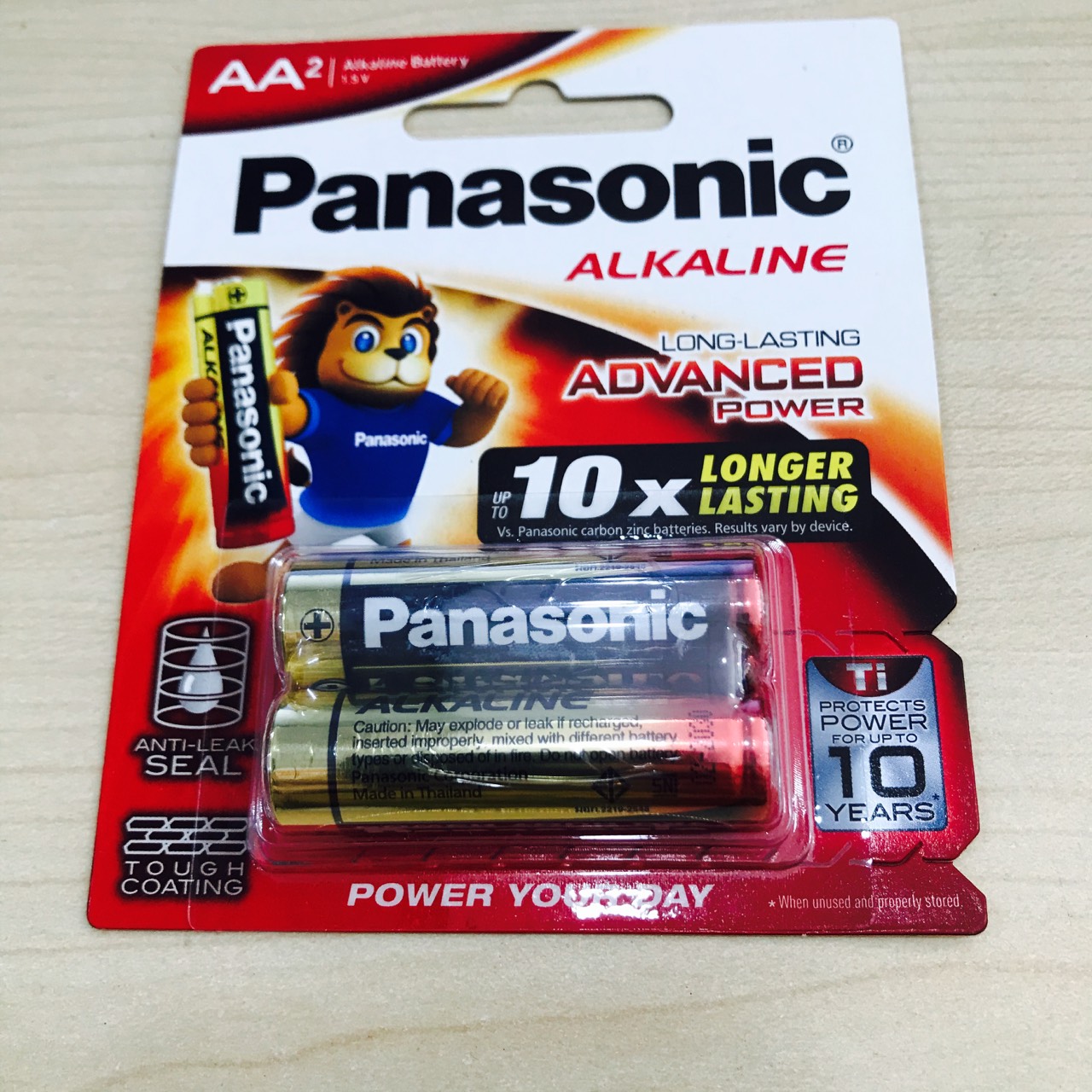 Vỉ 2 Pin AA Panasonic 1,5V - Hàng Chính Hãng