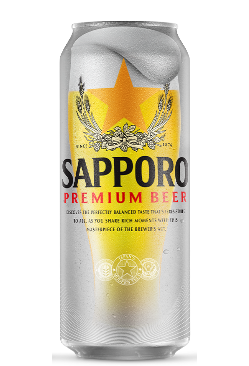 Bia Sapporo Premium lon 500ml (12 lon/thùng) - Sản phẩm được Cholimex Food phân phối