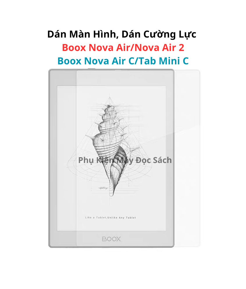 Dán màn hình/cường lực boox nova air/nova air 2/nova air c/tab mini c
