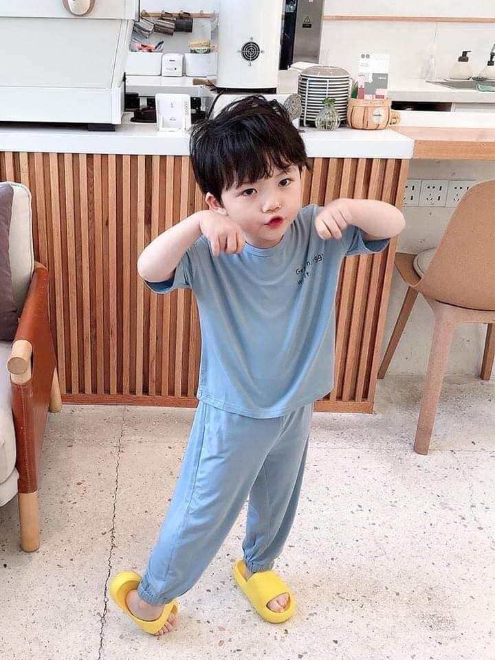 Bộ đồ thun lạnh alibaba cho bé