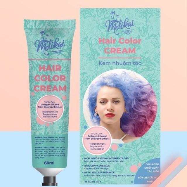 nhuộm tóc Molokai, sản phẩm chất lượng, đảm bảo an toàn sức khỏe người dùng, cam kết cung cấp mặt hàng đang được săn đón trên thị trường